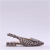 Paul Green Slingback Square Detail Pump - Animal Print